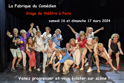 Stage théâtre impro à Paris week-end mars