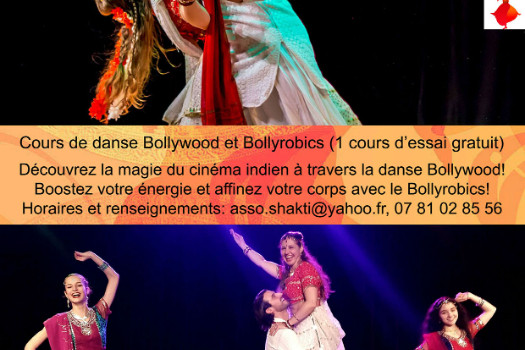 Cours de danse indienne Bollywood et Bollyrobics
