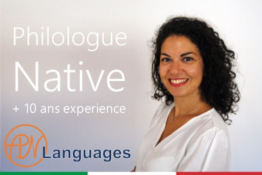 Professeure native, philologue et plus de 10 ans d'expérience dans l'enseignement: cours d'italien par Skype