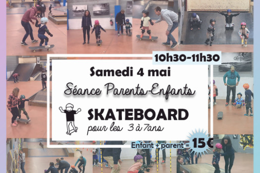 Séance parents/enfants au Sammy skate club